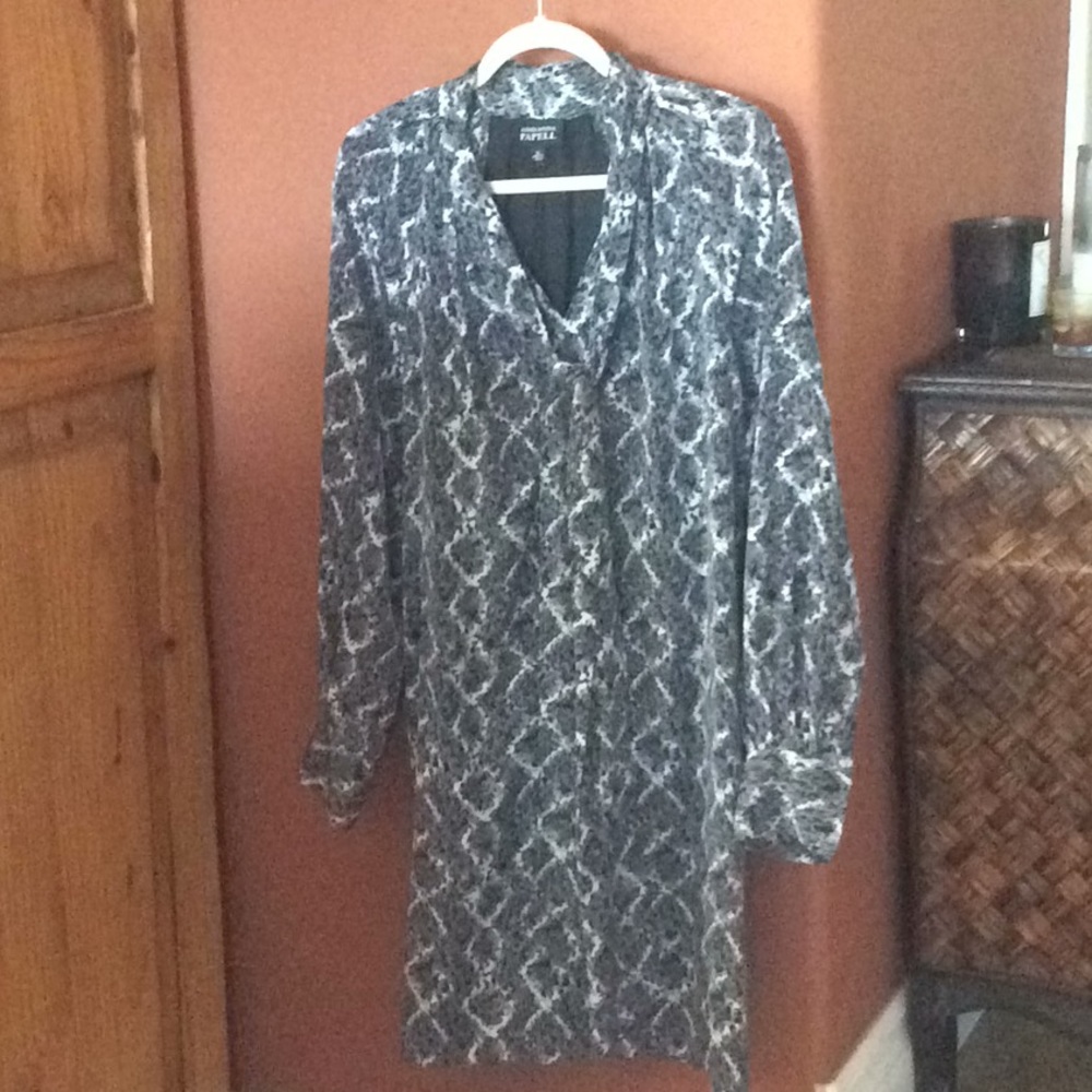 Adrianna Papell snake print dress
